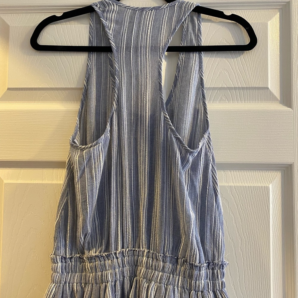 LOVESHACKFANCY STRIPED RUFFLE RACERBACK MINI DRESS - Picture 7 of 12